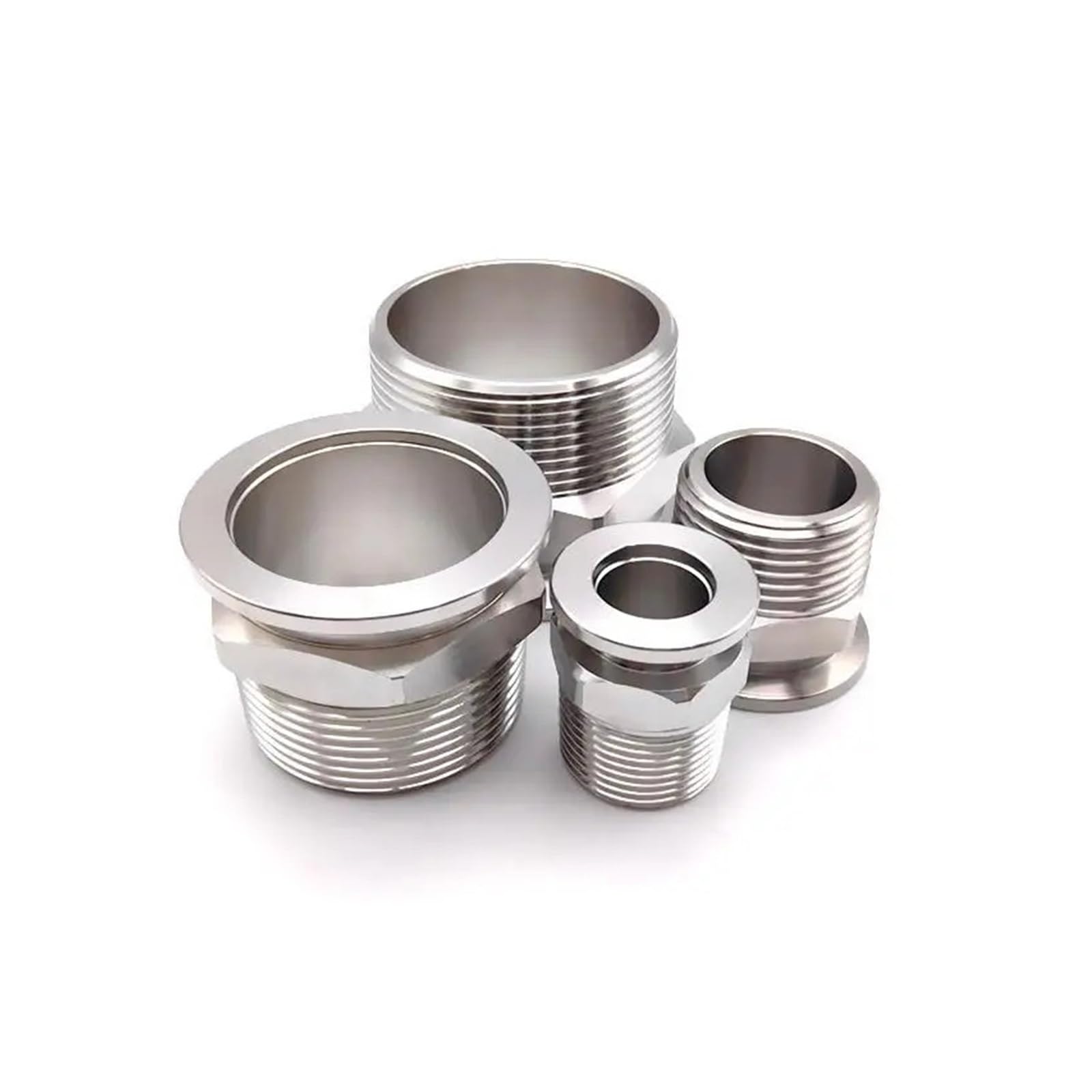 Zgposqkzsc One Color 1Pc Vacuum Flange Hex Joint Kf25 304 Stainless Steel Bsp External Thread 1/8"