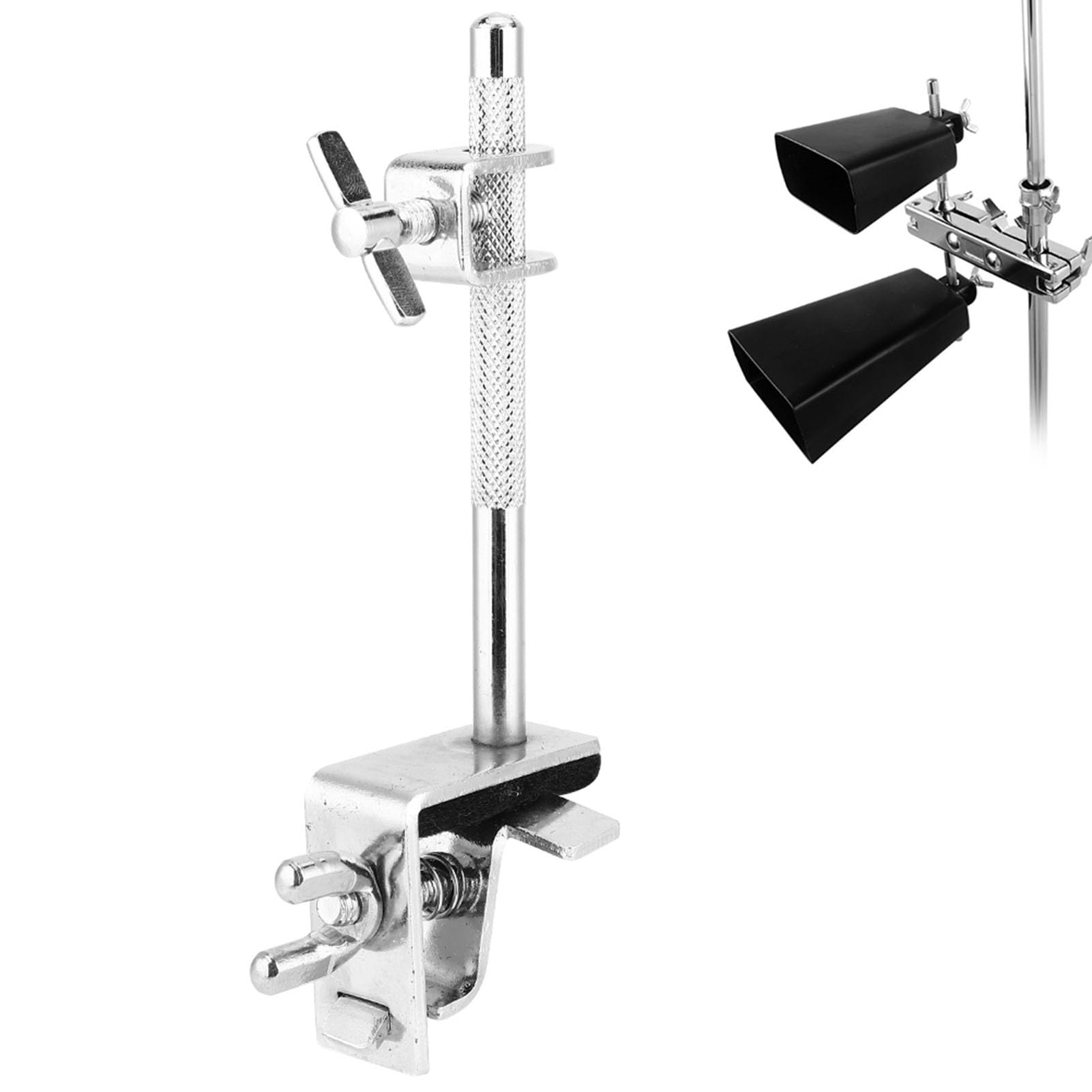 Pince de cloche pratique pour l'installation de cerceau de grosse caisse pour serrer la cloche de manière stable
