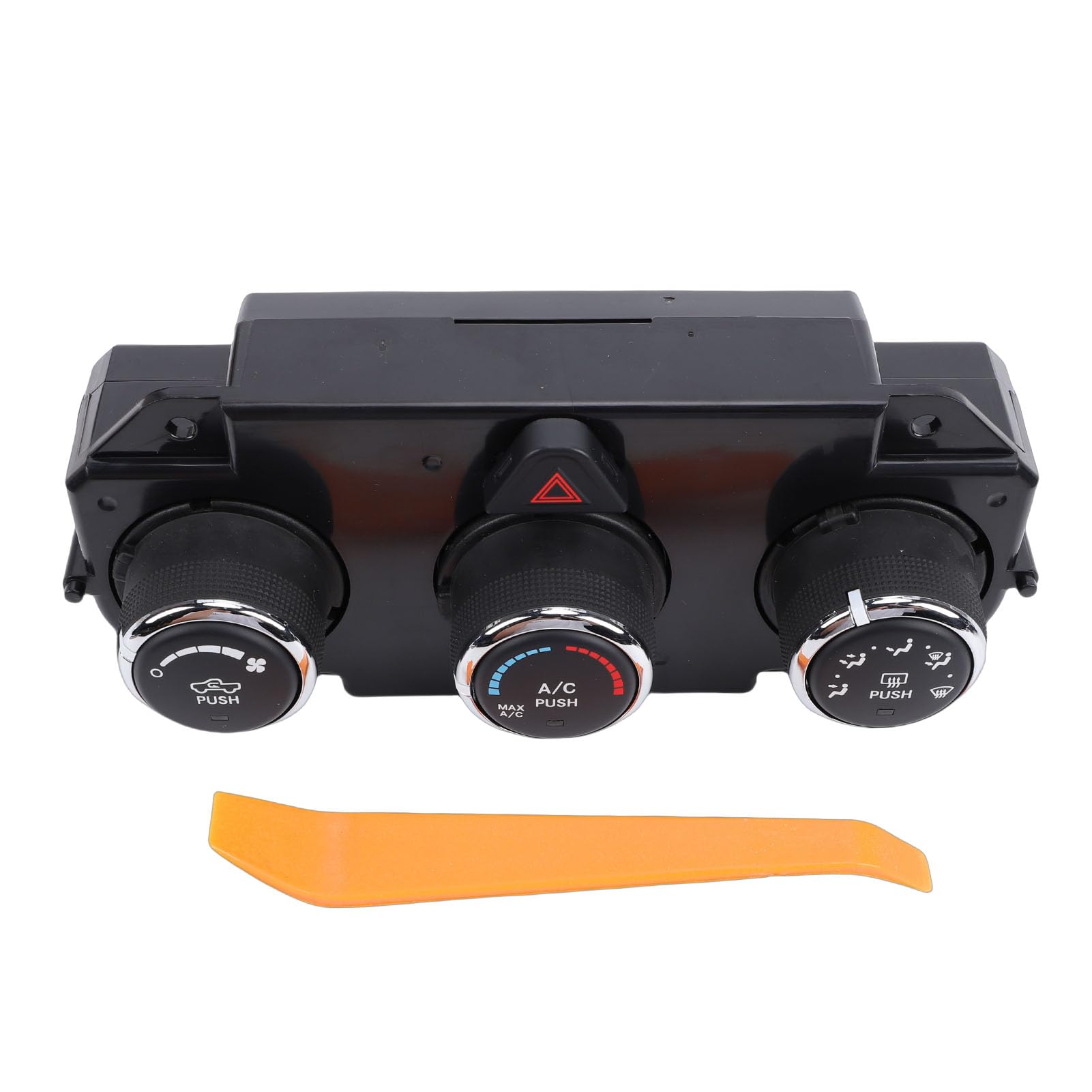Yosoo Health Gear Módulo de Control de Clima Unidad de Panel de Calentador de CA Frontal Reemplazo de Metal ABS con Descongelación Trasera Controles Intuitivos de Alta Resistencia para Camioneta