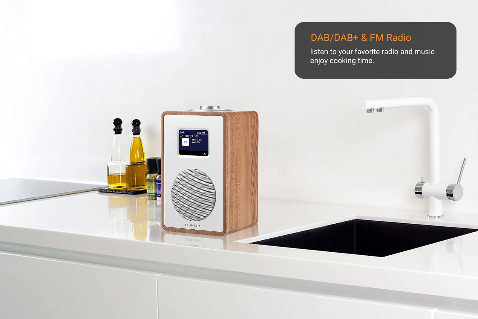LEMEGA CR4 DAB/DAB+ and FM Digital Radio,Bluetooth dab radio,Dual