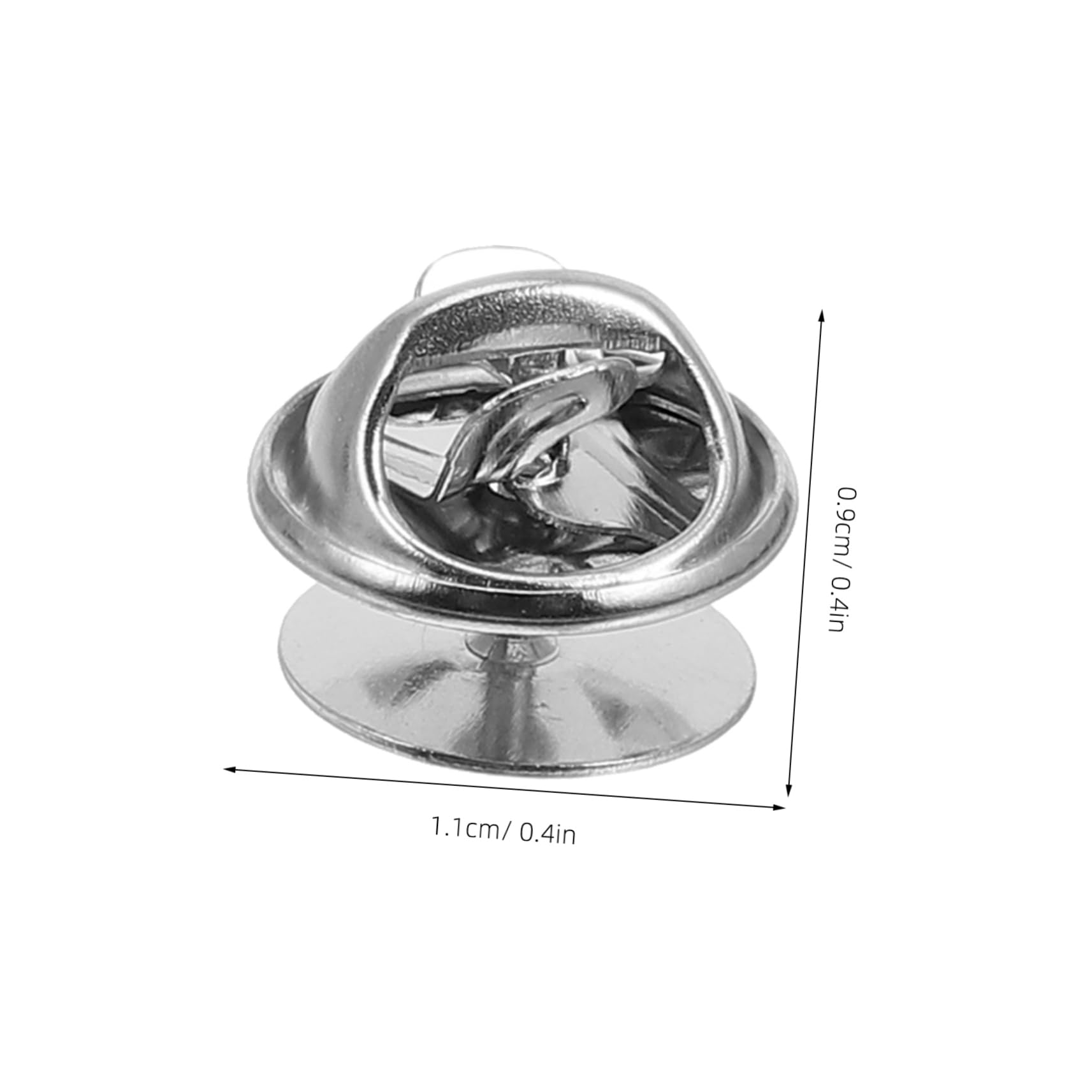 Gadpiparty 750 Juegos Brooch Clutch Pins con Base de Níquel Repuesto Seguro para Pines de Solapa Insignias y Sombreros Cierres Duraderos para Manualidades y Joyería