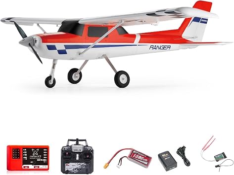 Fms Rc Planes for Beginner 1220mm Ranger Reflex V3 Red Remote Control Airplane Hobby Rc Airplanes for Adults RTF