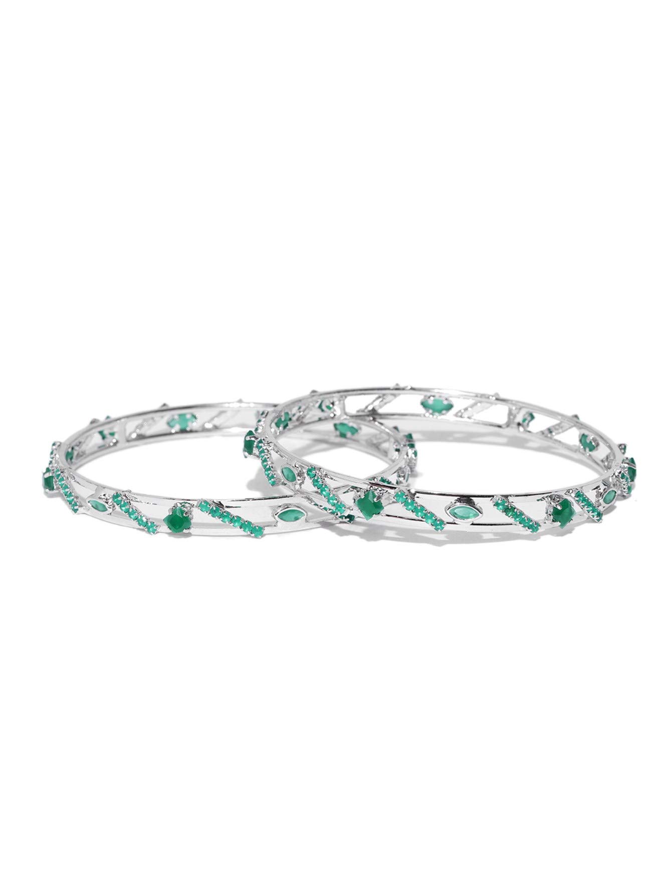 See full amazon price history chart for Priyaasi Designer Silver Plated Green Emerald Stone Studded Beautiful Stylish Bangles For Women And Girls Set Of 2 Priyaasi Designer Silver Plated Green Emerald Stone Studded Beautiful Stylish Bangles For Women And Girls Set Of 2 (B08YKHK8TK) Amazon Price History, Amazon Price Tracker
