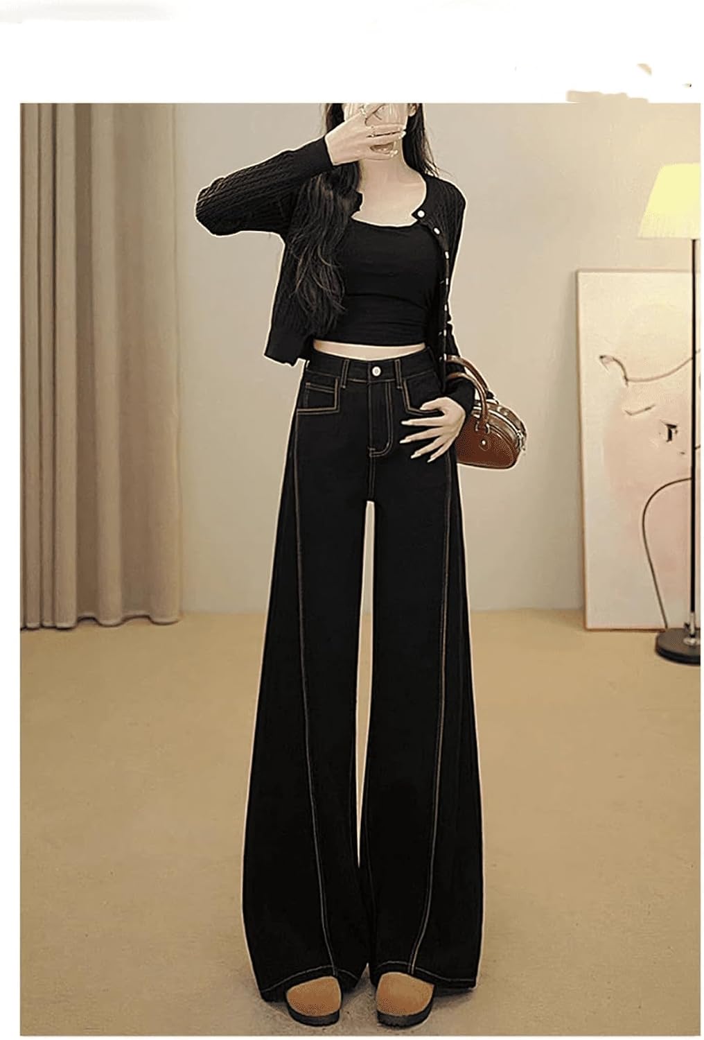 Women's Autumn and Winter High-Waisted Loose Casual Pants