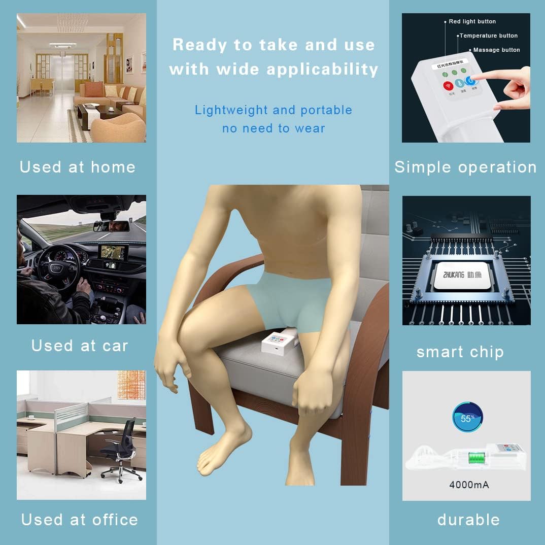 Instrument for Hemorrhoids Fissure Hot Compress Massage Fast Hemorrhoid Relief and Treatmentinstrument Machine Portable Specialized in Internal/External/Mixed Hemorrhoid