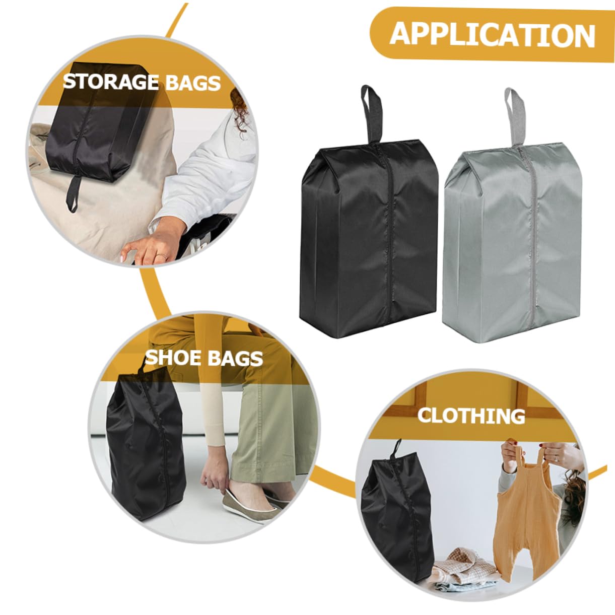 8stücke Reise Schuhbeutel wasserdichte Organizer Für Sport Und Freizeitschuhe Für Koffer Aus Strapazierfähigem Oxford