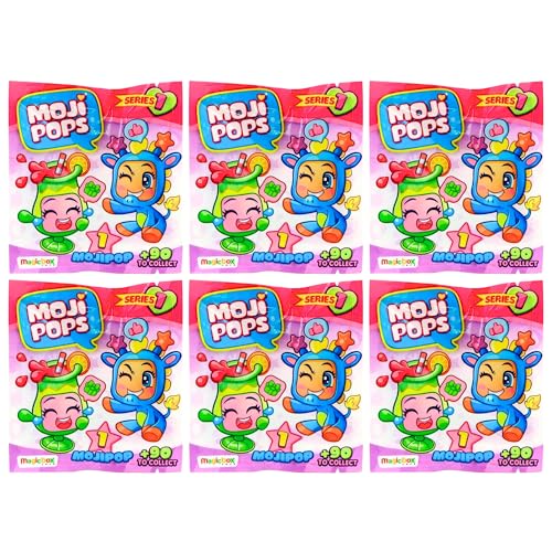 Magic Box Int. Moji Pops Series 1 Ciego Bolsas Figuras - Pack de 6