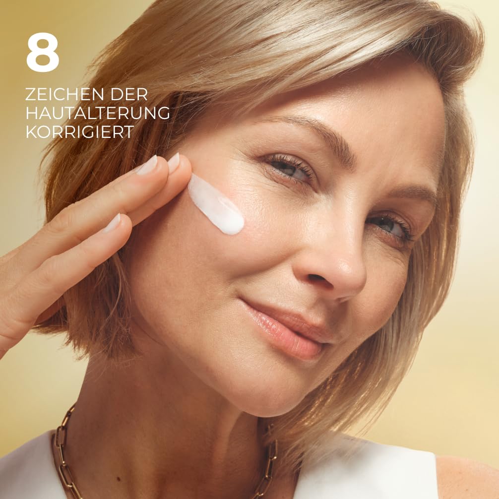 Yves Rocher Anti-Age Global Set – Grand Soin 75ml + Supra Essence Serum 30ml – Mit Gold-Achillea – Anti-Aging Gesichtspflege – Strafft, regeneriert und spendet Feuchtigkeit