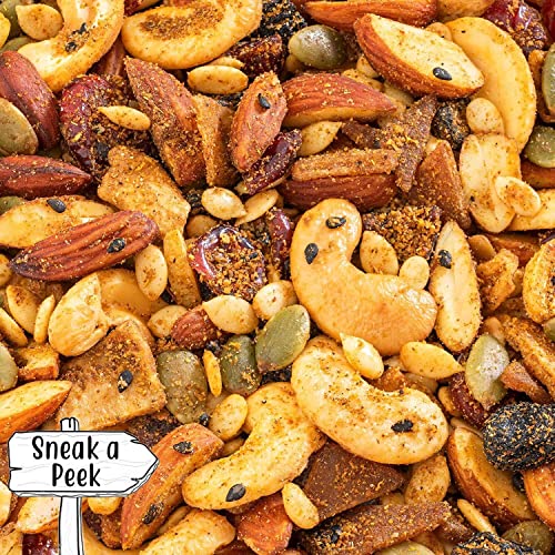 Image of Paper Boat Roasted Dry Fruits Combo Pack | Mixed Nuts & Vintage Achari Nuts and Berries Medley (2 X 200gms)
