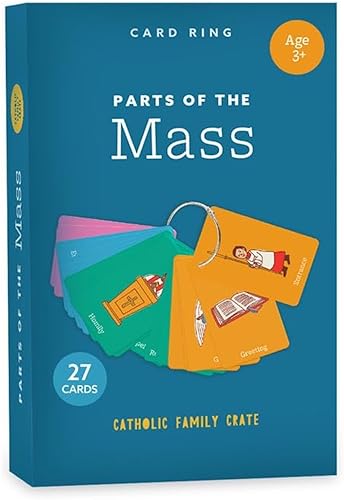 CATHOLIC FAMILY CRATE Primera guía de misa para niños, piezas de libros de misal católico para niños
