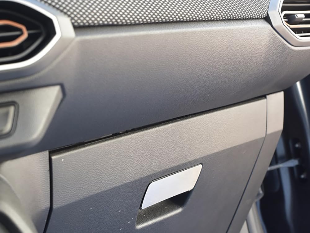 Copertura In Acciaio per 2021+ Sandero/Sandero STEPWAY/Jogger | Decorazione slot USB | 1 Pezzo Inox Targa Cornice Metallo Spazzolato Interni Decorazioni Accessori Tuning