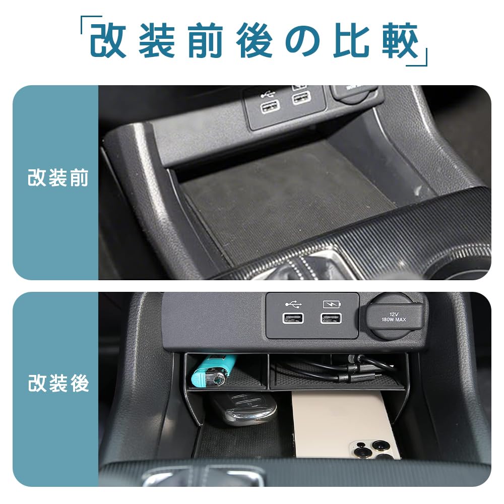 Amazon.co.jp: TANGDUTUTU シビック 11代目 FL1 コンソールボックス