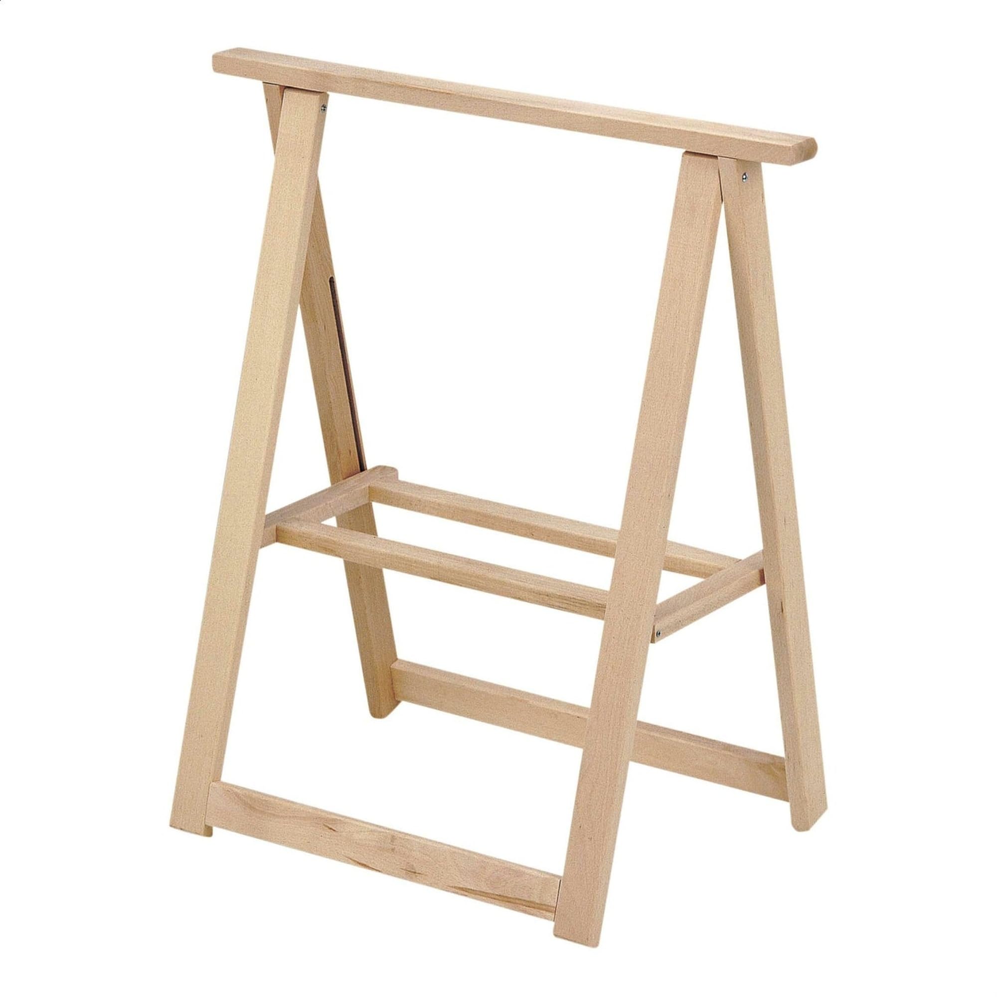 WELL HOME MOBILIARIO & DECORACIÓN Caballete de haya bajo 73cm acabado SIN barniz