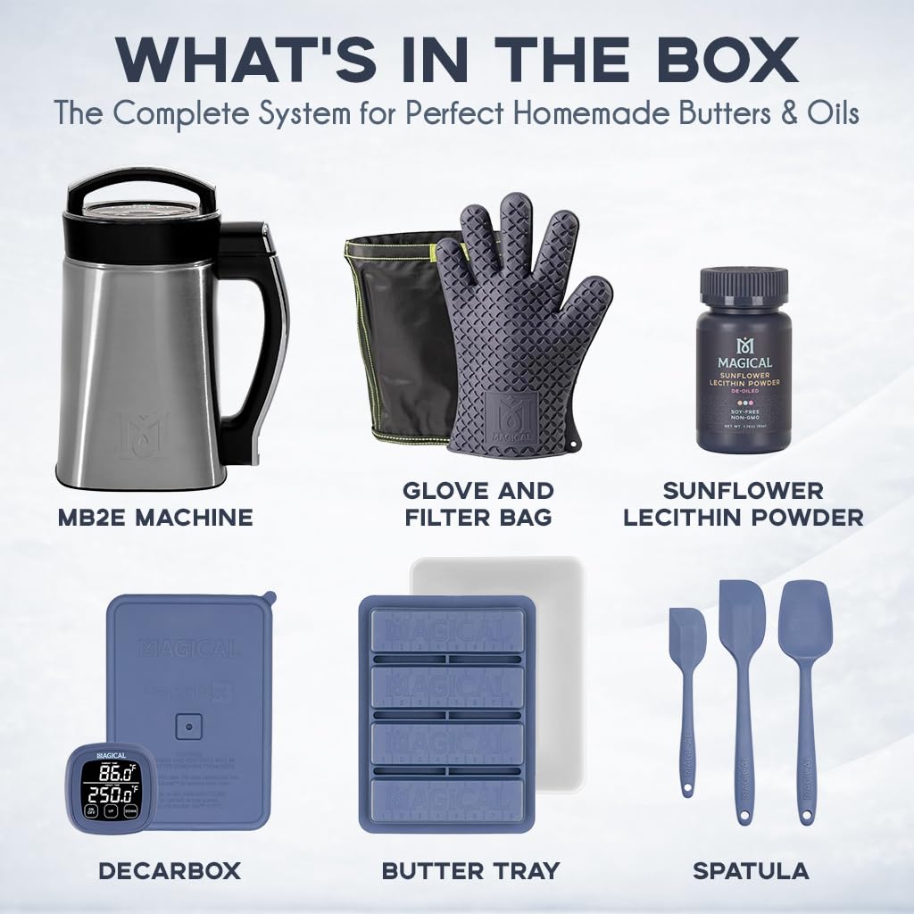 Magical Butter Machine MB2E Herb Infuser Lecithin Decarbox Tray Spatulas product thumbnail 5