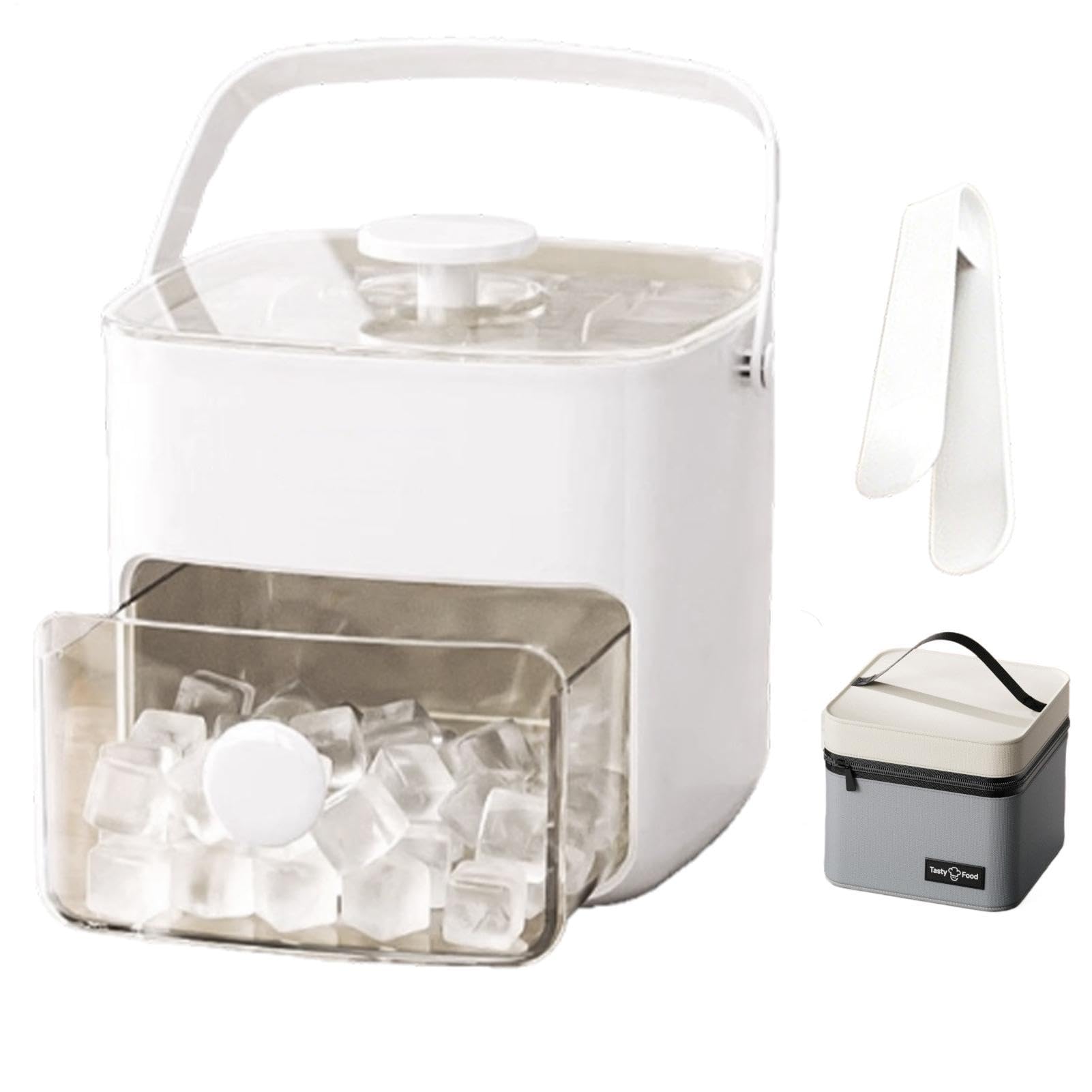 Bacs à glaçons pour congélateur avec bac de rangement Boîte Portable À