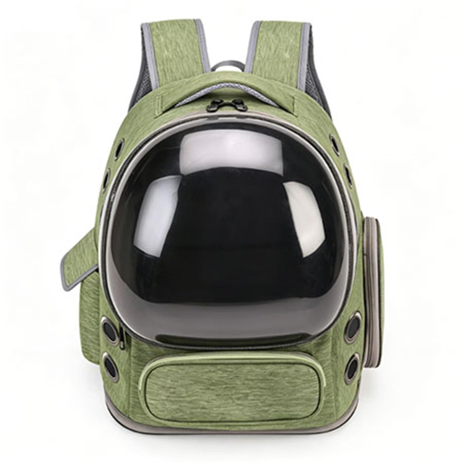 Sac à dos transport chat pliable transparent pour sécuriser vos trajets