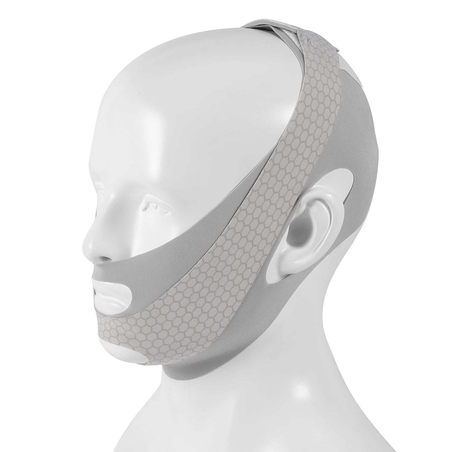 V-Line Lifting Chinstrap, Nylon Face Slimming Strap Adjustable Chin Lifting Mask Double Chin Strap Shaped Face Mask for Women Gift Sagging Lift Sleeping (Pink)