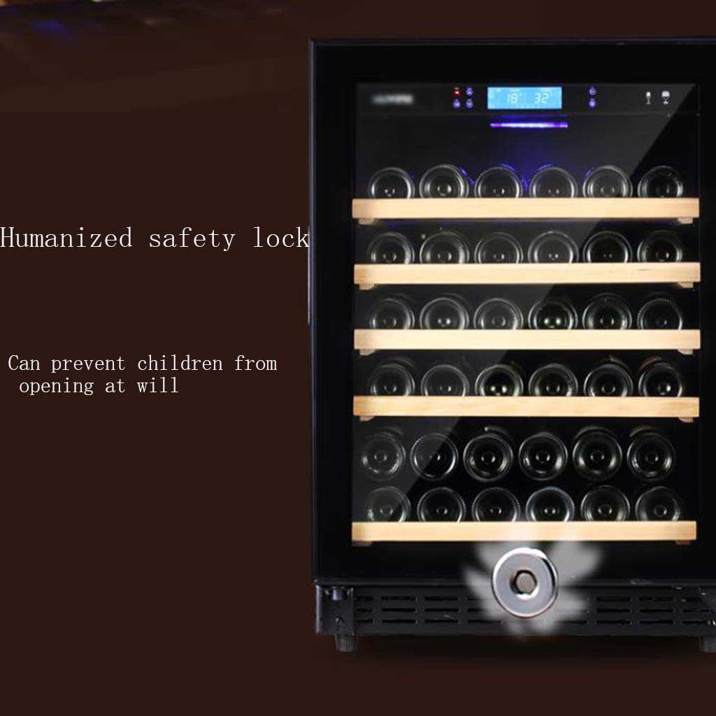 Ljlzxpbus Wine Cellar Cooler - Double-Layer Tempered Glass Door With Child Lock - Temperature Control 5-22c Wine Cellar Refrigerator - 46 Bottle Capacity on Fridge.com - View 6