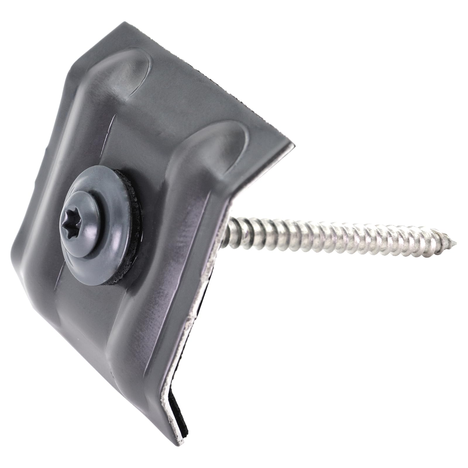 200 Stück Kalotten 26/50 Trapez + Spenglerschrauben 4,5 x 20mm in RAL 7016