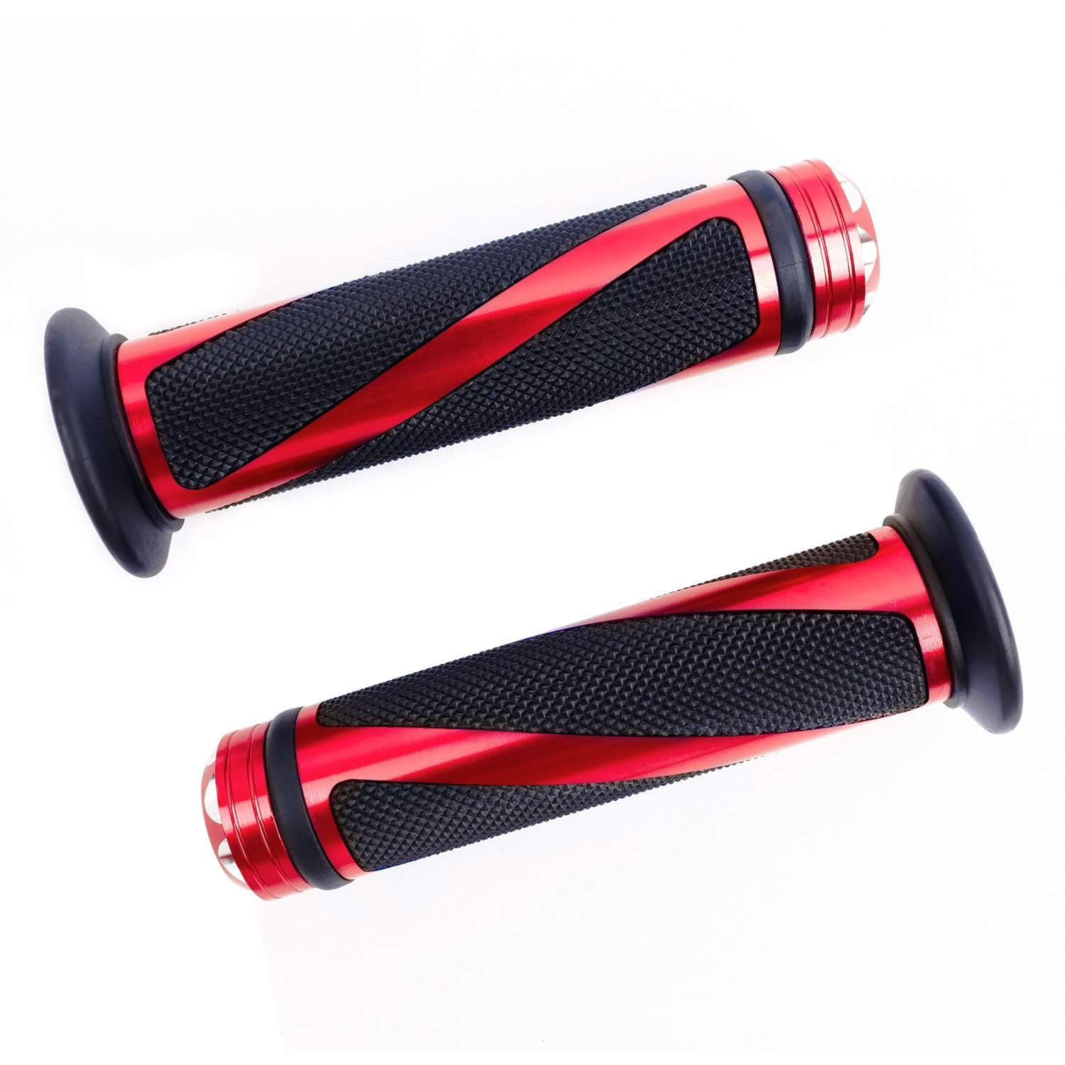 CIHTFEZI Motorcycle Grips Suitable for Yamaha Xmax 125 250 300 XMax Xmax Handlebar Non-Slip Grips,normal-4 Red