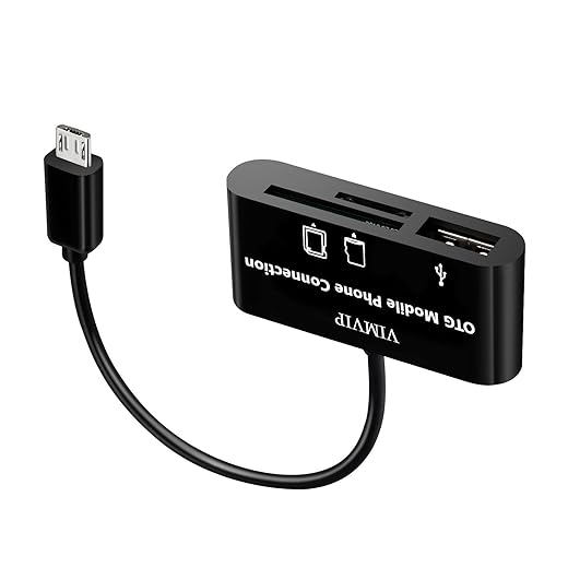 VIMVIP® 3 in 1 Micro USB OTG Host Adapter SD Card Reader for Samsung Galaxy S4 S2 S3 Note 2 Tablet
