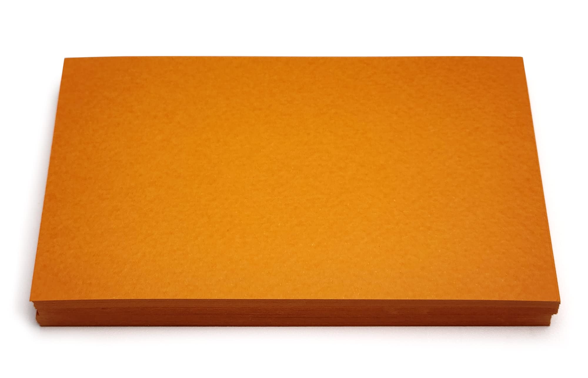PPAPPAPPIYO Set of 50 3x5 Color Blank index cards 180gsm (orange)