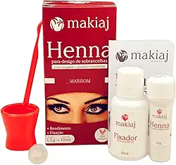 HENNA PARA SOBRANCELHAS MARROM 1,5G MAKIAJ