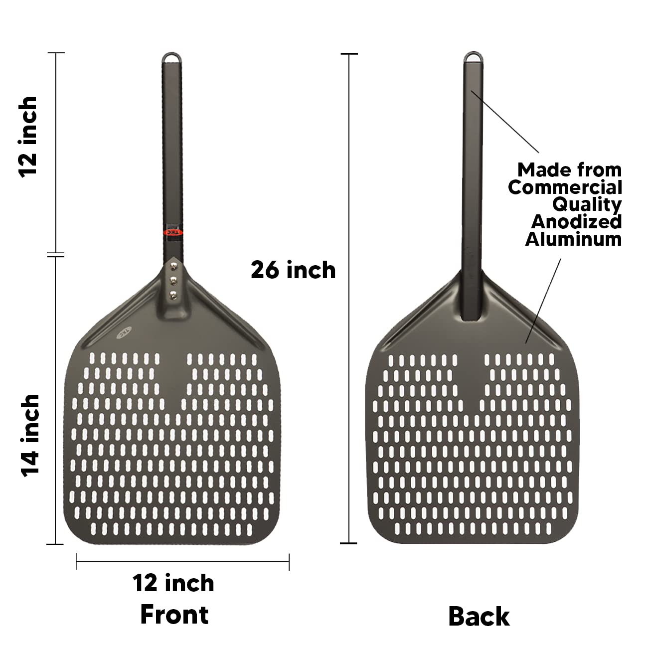 Buy TKC Pizza Peel 12 inch Perforated Pizza Peel Compatible with all