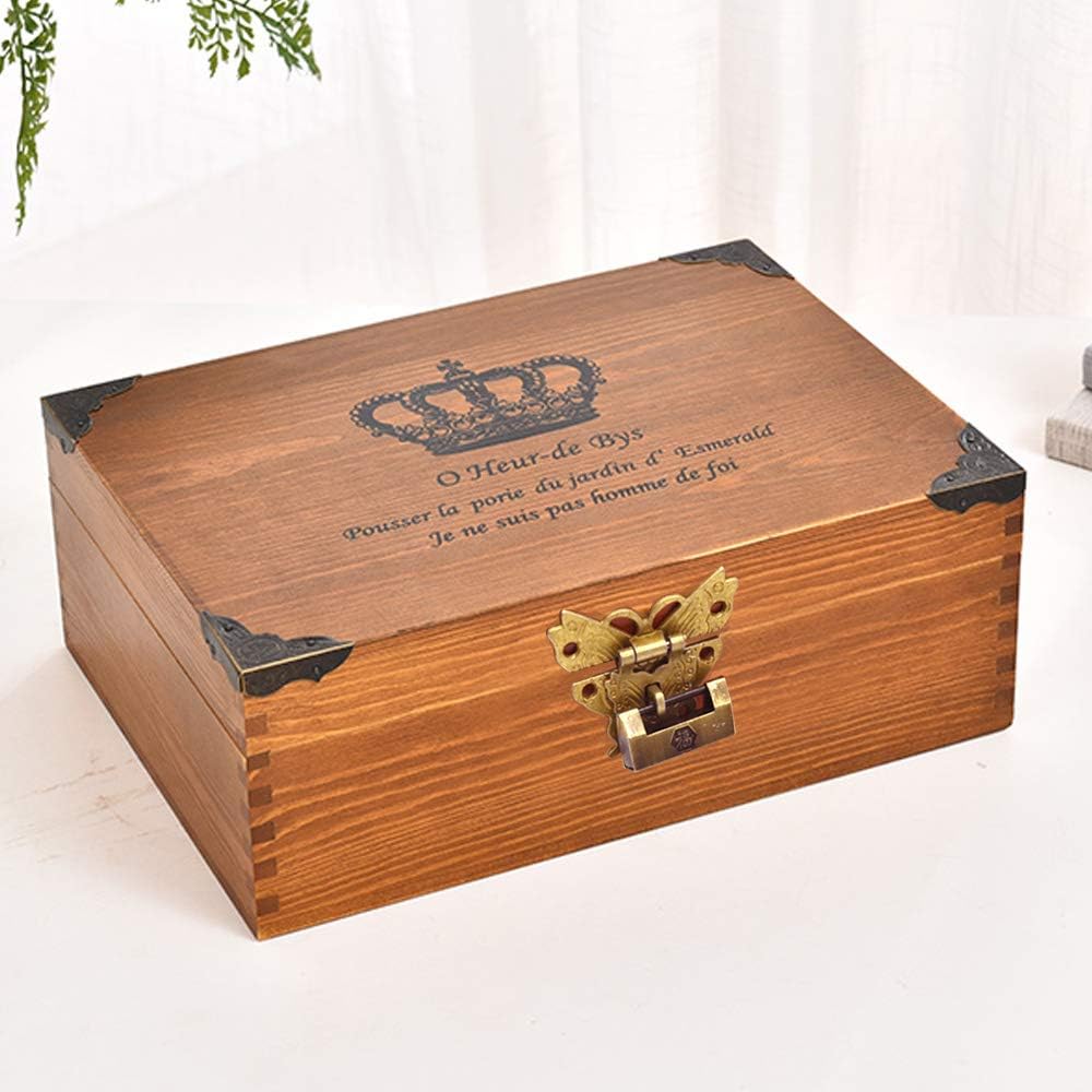 Best Review 2Set Antique Butterfly Latch Hasp and Vintage Lock with Key for DIY Chinese Style Cabinet Jewelry Box Gift Box