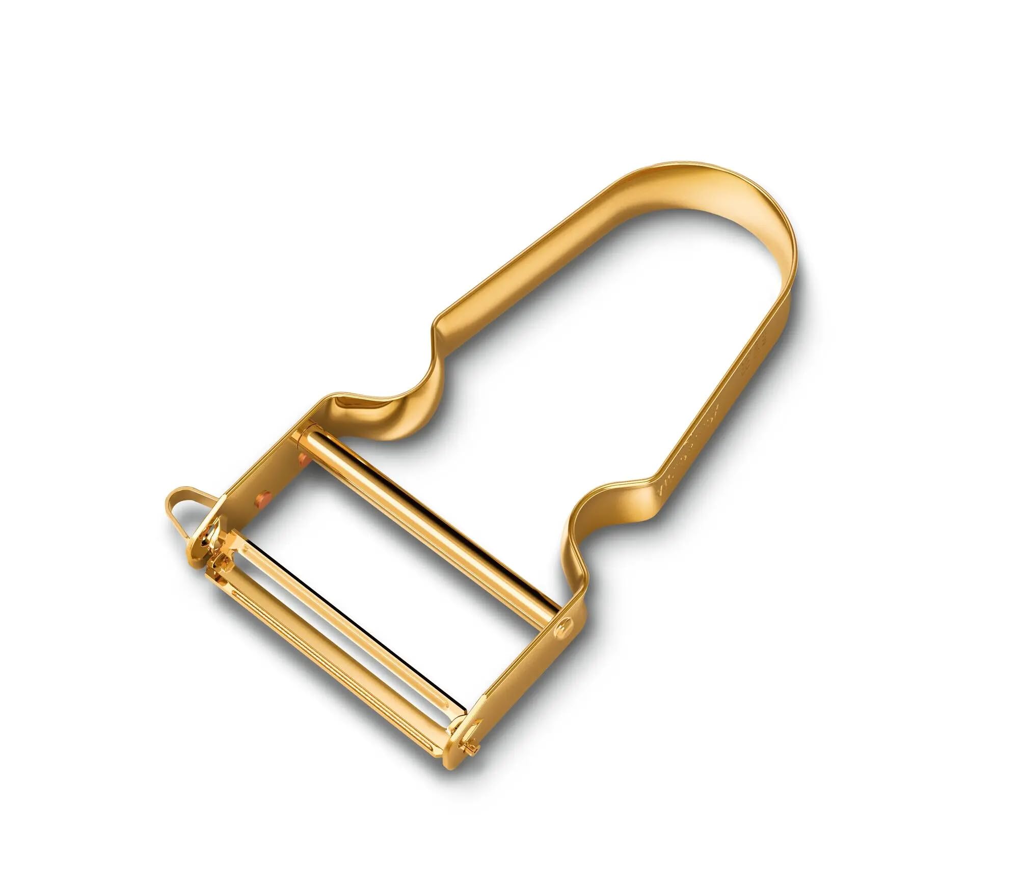 Victorinox Vergoldeter REX Sparschäler, Gemüseschäler, Ergonomische Form, Extra scharfe Klinge, Gold
