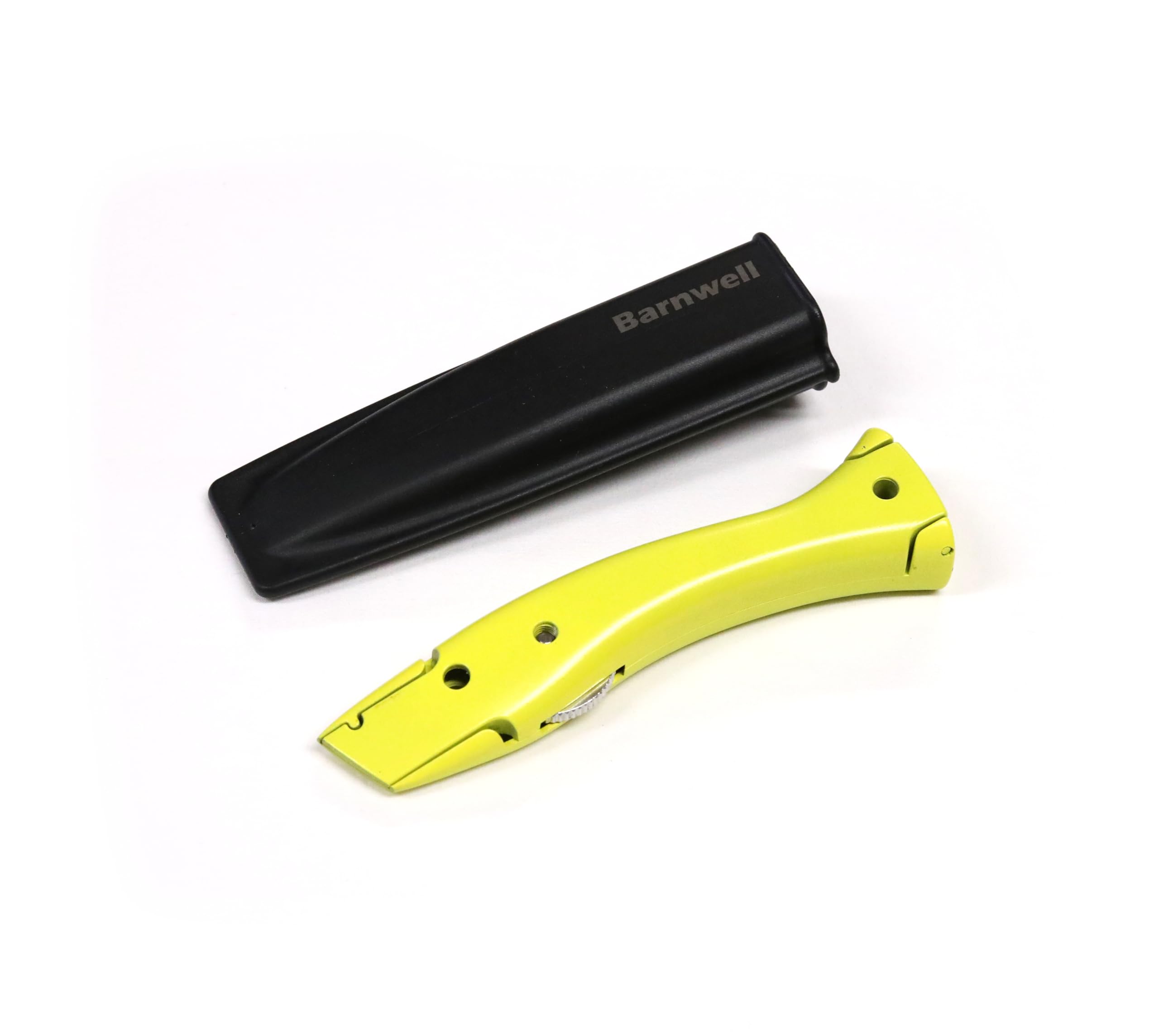 Yellow Stingray Carpet Fitters Work Trimming Fixed Knife and Holster NO Blades
