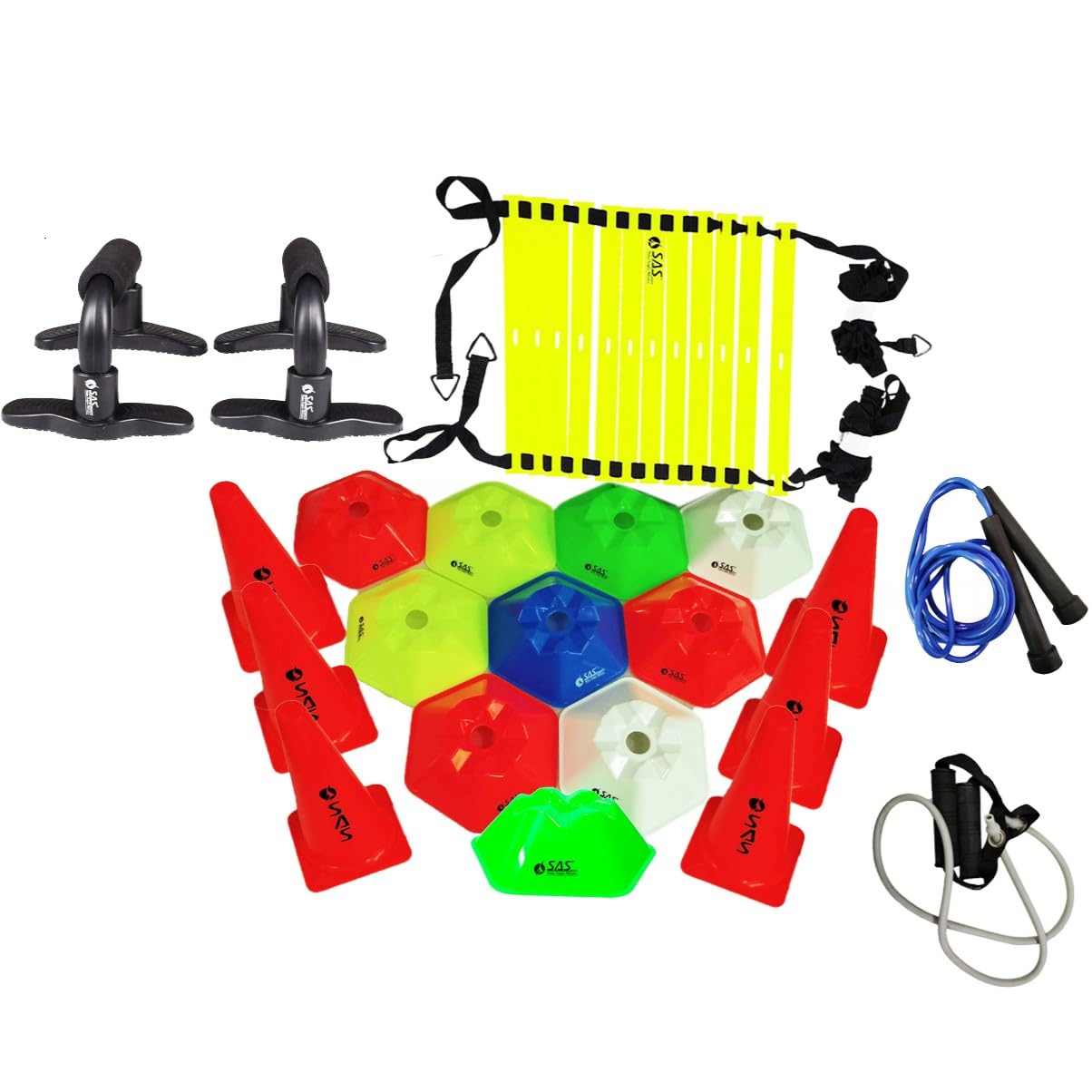 SAS SPORTS Agility Speed Training Kit for Football, Cricket, Exercise, Kids Activity, Sports Games-image-39