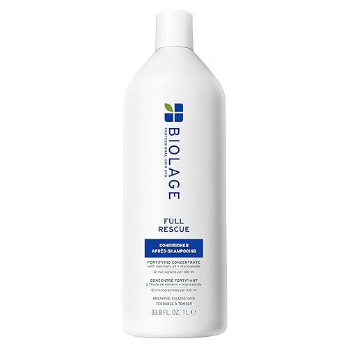 Biolage Acondicionador Full Rescue - Fortifica y densifica el cabello fino, aceite de romero y niacinamida, vegano y libre de crueldad animal