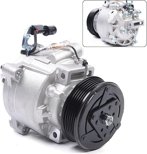 Miniatura 3 de Compresor de AC y embrague de AC AKC200A221A apto para Mitsubishi Lancer 2.0L 2008-2011, para Mitsubishi Outlander 3.0L 2007-2009, aire