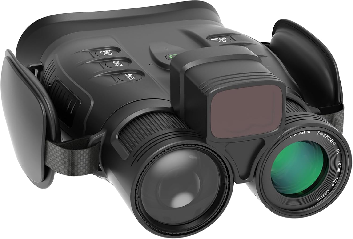 oneleaf.ai Find NV200 70mm LRF 4K Digital Day/Night Vision Binoculars with Rangefinder