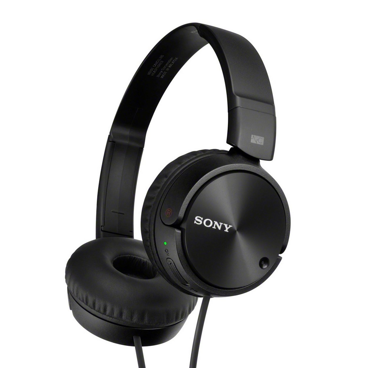 Sony MDR-ZX110NC On-Ear Noise Cancellation Headphones (Black Sony MDR-ZX110NC On-Ear Noise Cancellation Headphones (Black