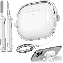 for Airpods 4/Airpods 5 Case, Clear White for Men Women