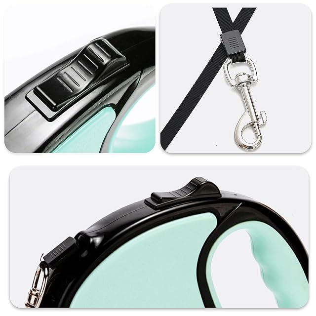 Foto 4 de 7 de PETCUTE Correas Perro Extensible Correas para Perros Pequeños Medianos Fuertes Correa Retráctil para Mascotas…