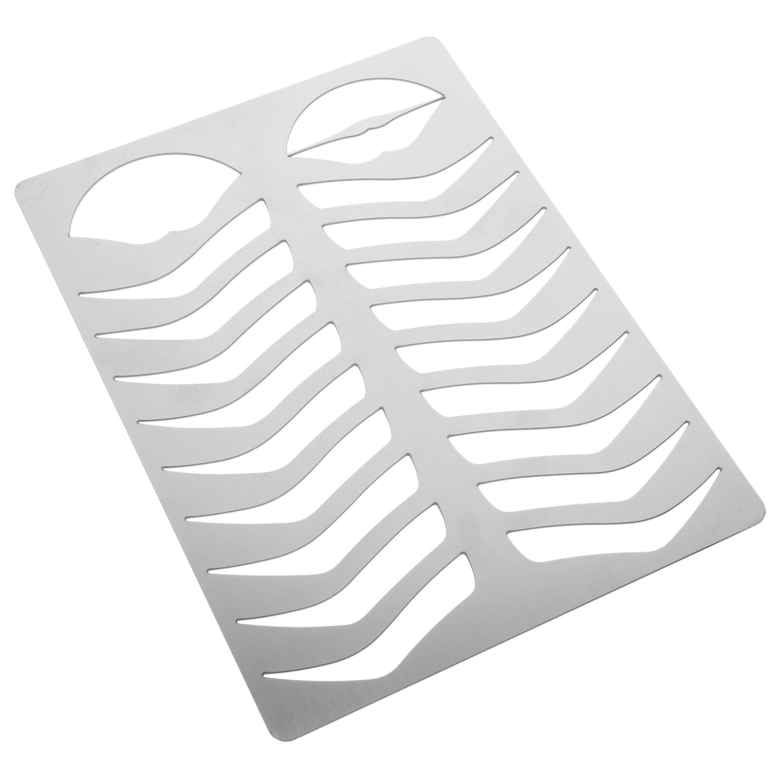 Plantilla para cejas y labios ideal para práctica de maquillaje