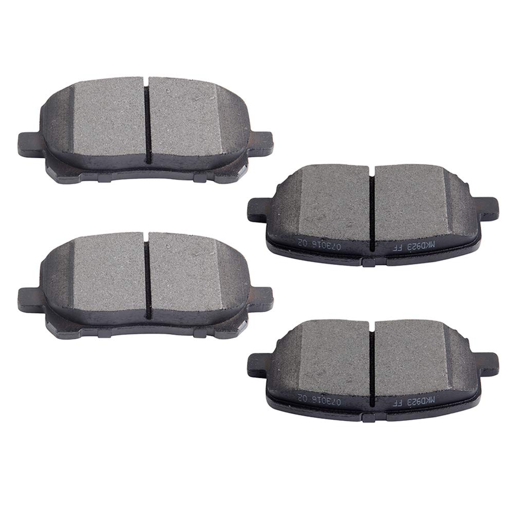 cciyu D923 Front Ceramic Brake Pads Kits 4pcs fit For 2003-2008 For Pontiac Vibe,2003-2008 For Toyota Corolla,2003-2008 For Toyota Matrix