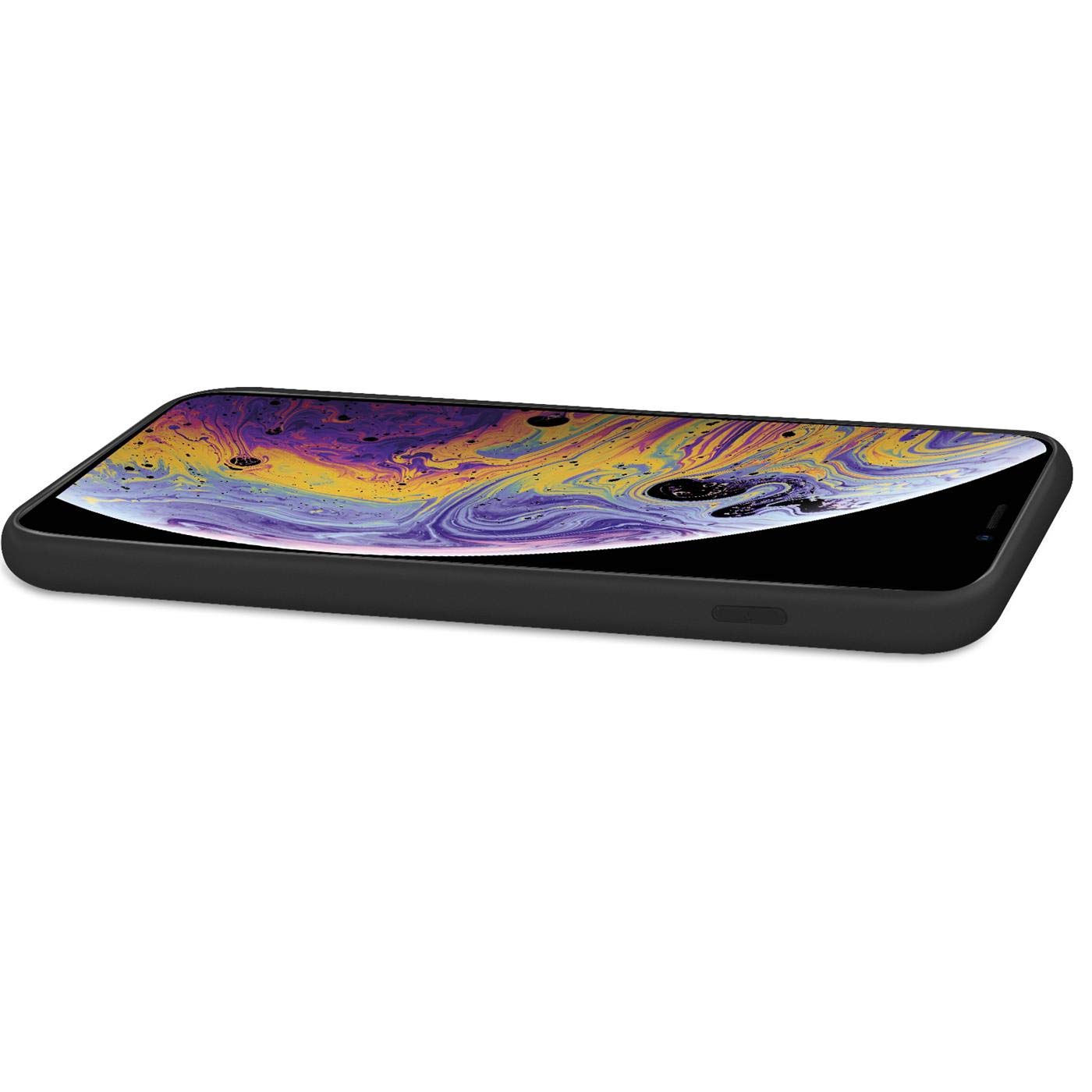 Verco Custodia Con Portacarte Per IPhone XR, Cover In Silicone Flessibile TPU, Nero, Sottile E Protettiva - 2