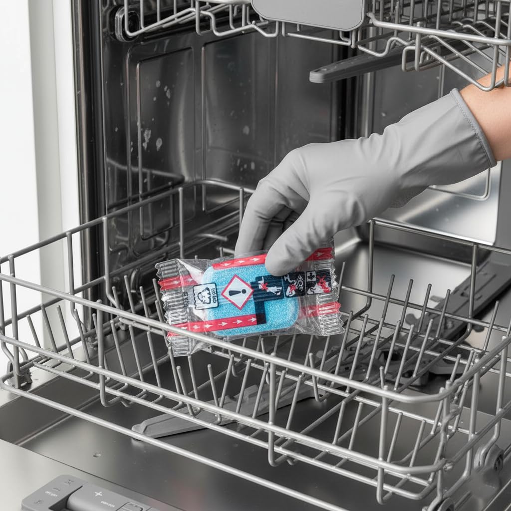 Pastiglie per lavastoviglie 12 in 1, confezione da 500, 9 kg, potente detergente con formula enzimatica, perfette pastiglie per lavastoviglie per piatti e bicchieri puliti e brillanti