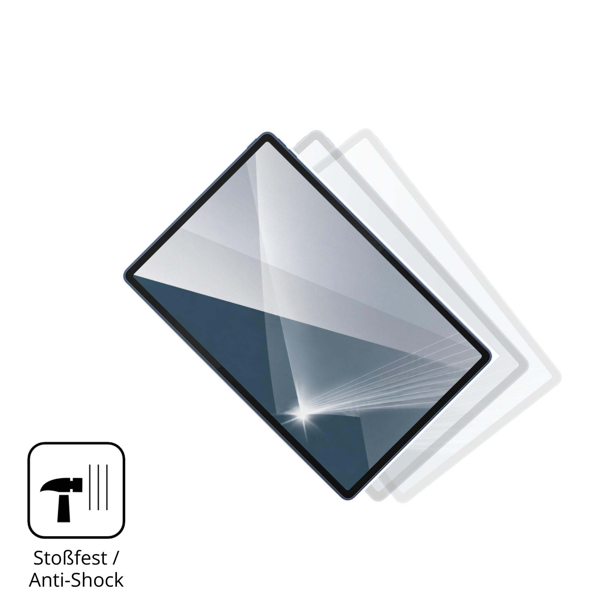 dipos 2x Film protection écran 9H pour Motorola Moto Pad 70 Pro | Transparent HD, incassable, non en verre, anti-choc, sur mesure, anti-rayures, sans bulles, adhésion sans colle
