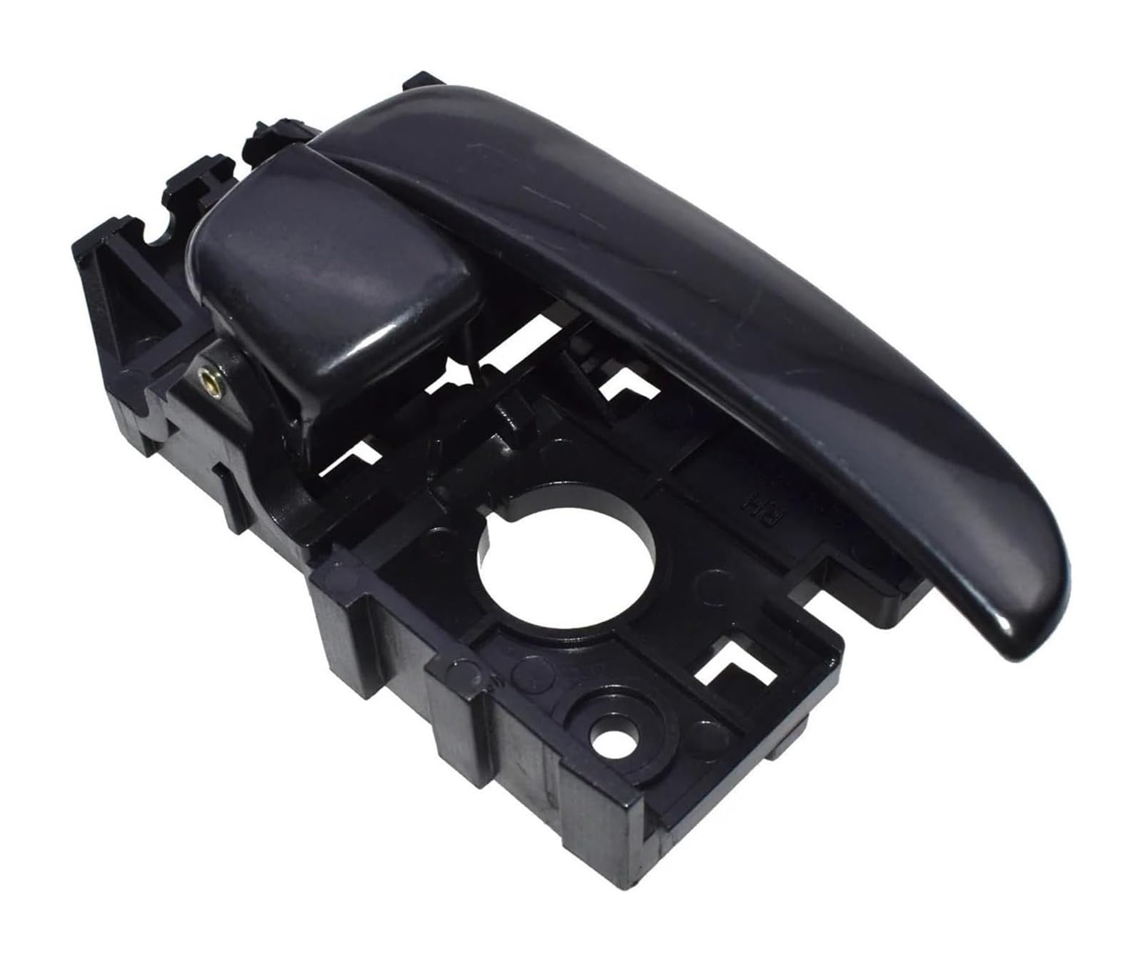 TYTYASS Inner Door Handle for Hyundai for Elantra 2.0L 2001 2002 2003 2004 2005 2006 Black Front Rear Left Driver Right Passenger Interior Door Handle(Right Side X1)