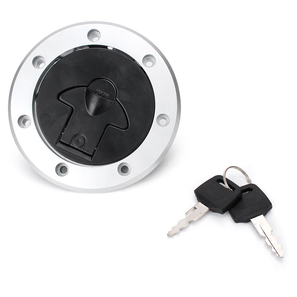 Luckmart Universal Motorcycle Fuel Gas Tank Cap Cover Lock Set