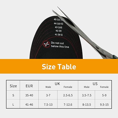 Miniatura 6 de 3500mAh Heated Insoles, Rechargeable Foot Warmer with Remote Control, Up to 11 Hours Heating Electric Heated Insoles for Men Women Outdoor Hunting