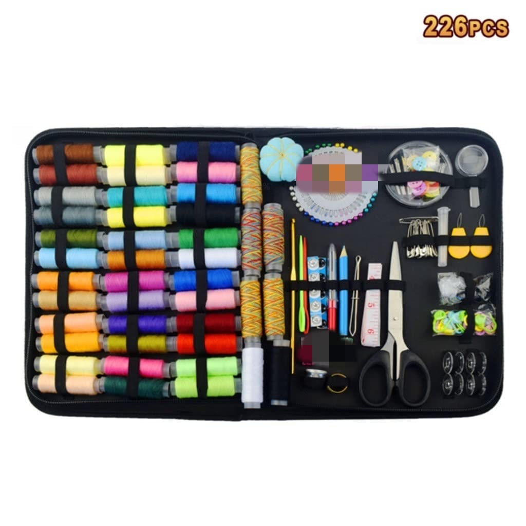 Kits de Costura DIY, Caja multifunción, Acolchado a Mano, Costura, Bordado, Hilo, Accesorios