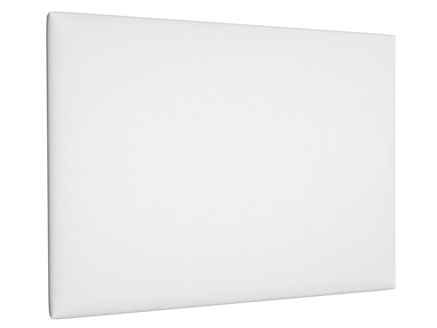 LA WEB DEL COLCHON - Cabecero tapizado Paros para Cama de 180 (190 x 120 cms) Blanco Polipiel | Cama Juvenil | Cama Matrimonio | Cabezal Cama |