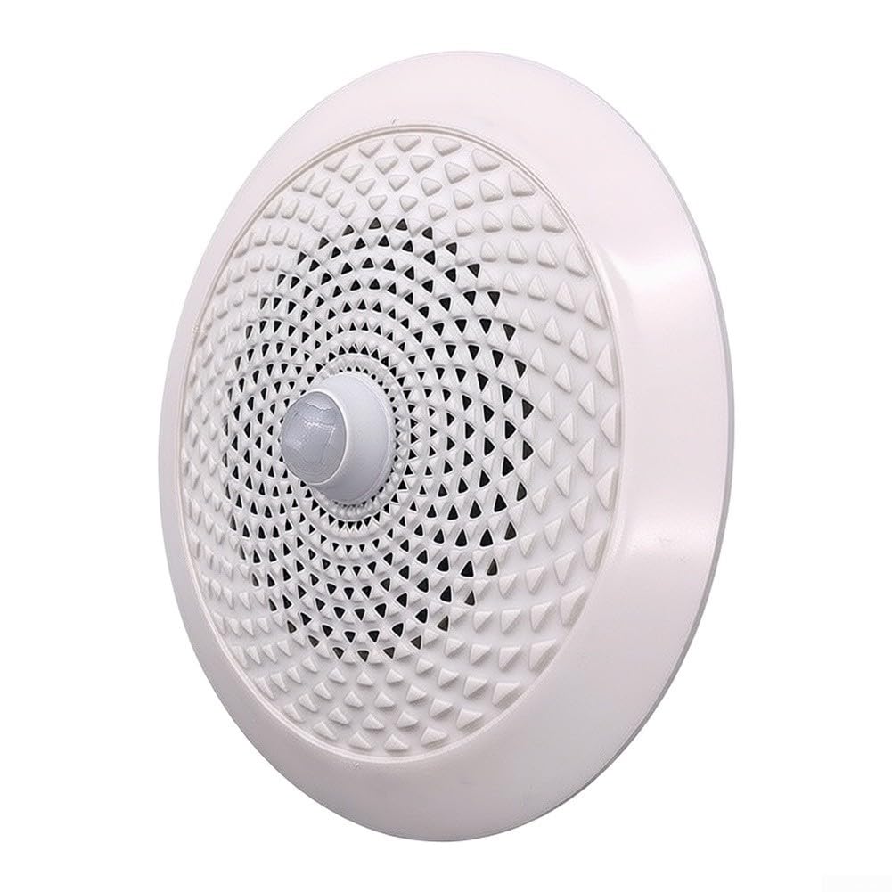 Montaggio a soffitto sensore di movimento allarme altoparlante 5W | Tecnologia PIR, raggio di rilevamento di 5 m, risposta rapida, rilevamento affidabile, allarme personale