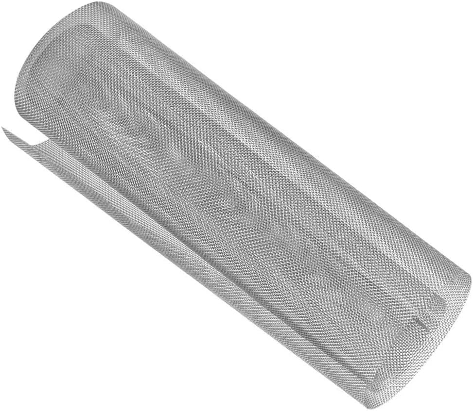 Activists Stainless Steel Woven Wire Mesh Roll 20 Mesh 12"X40"(30x100cm) Window Screen Mesh